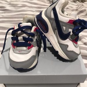 Infant Air Max hard sole sneakers